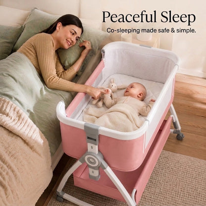 BABYBOND — 3-in-1 Rocking Baby Bedside Bassinet