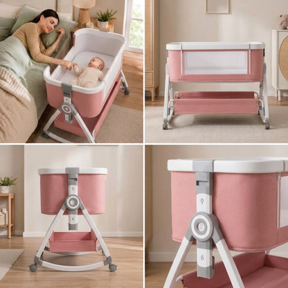 BABYBOND — 3-in-1 Rocking Baby Bedside Bassinet