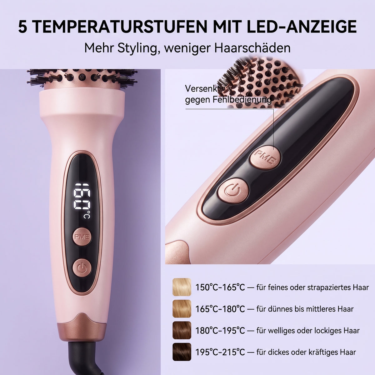 Wavytalk Ionen-Wärmebürste